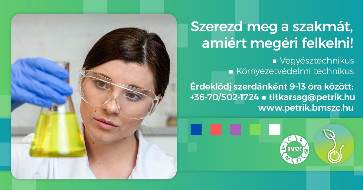 vegyésztechnikus és környezetvédelmi technikus szakok