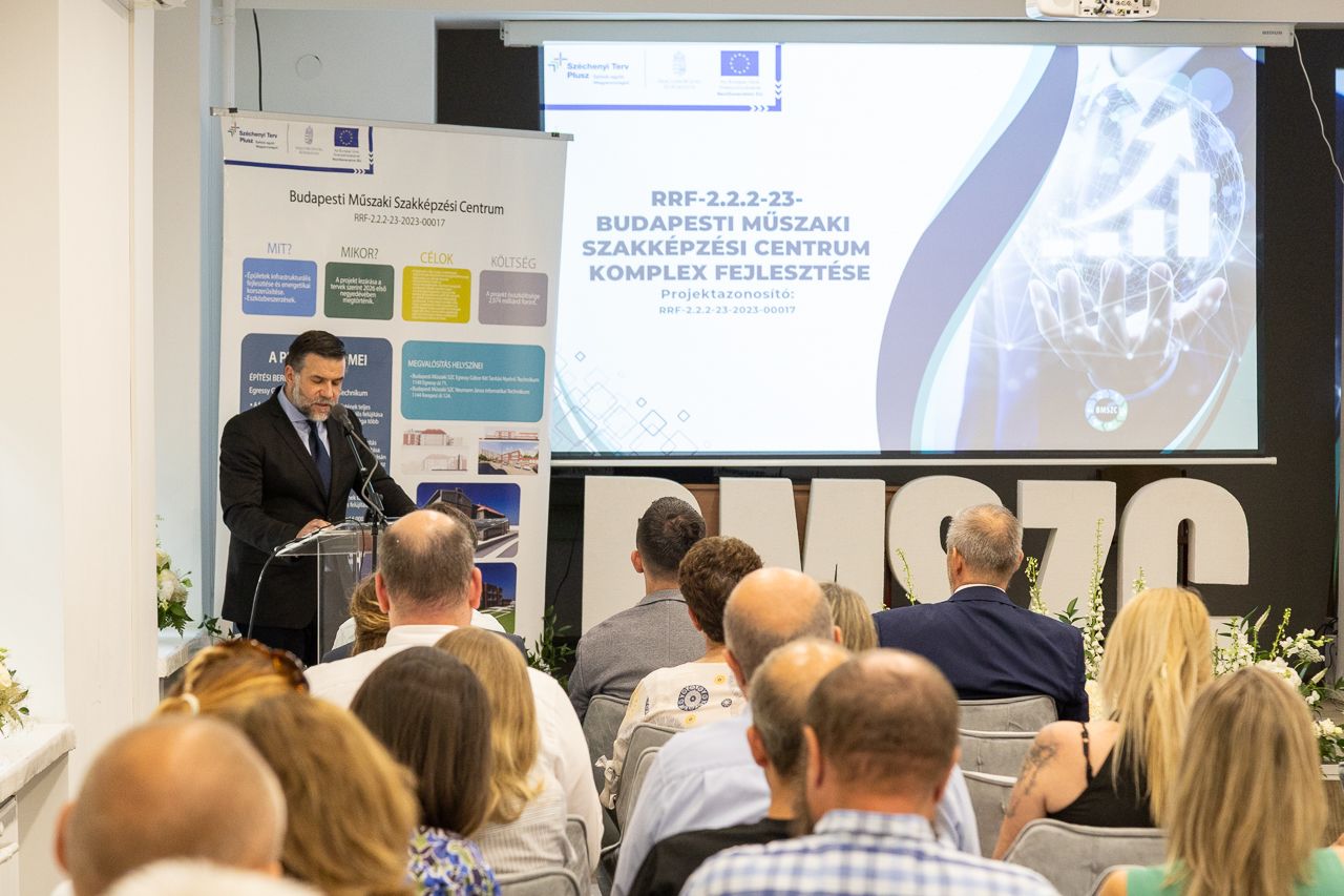 Lezajlott a BMSZC komplex fejlesztését megvalósító RRF projekt zárórendezvénye