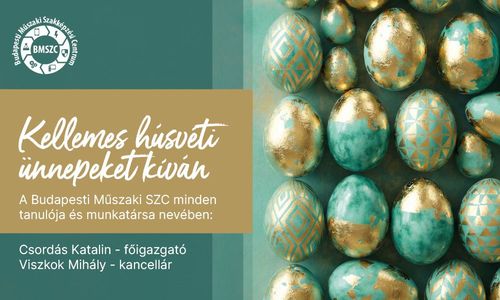 Kellemes húsvéti ünnepeket kívánunk!